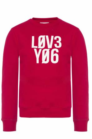 Bluza z nadrukowanym napisem, zdjęcie 1 Bluza z nadrukowanym napisem od Valentino Red